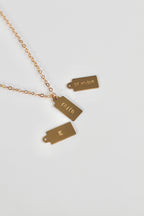 Custom Stamped Charm Necklace