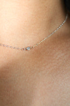 Delicate Choker Charm Necklace