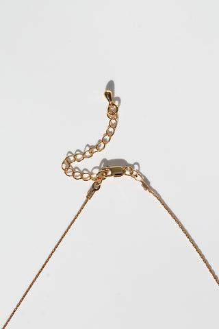 Daffodil & Citrine Pendant Necklace - 14k Gold Filled