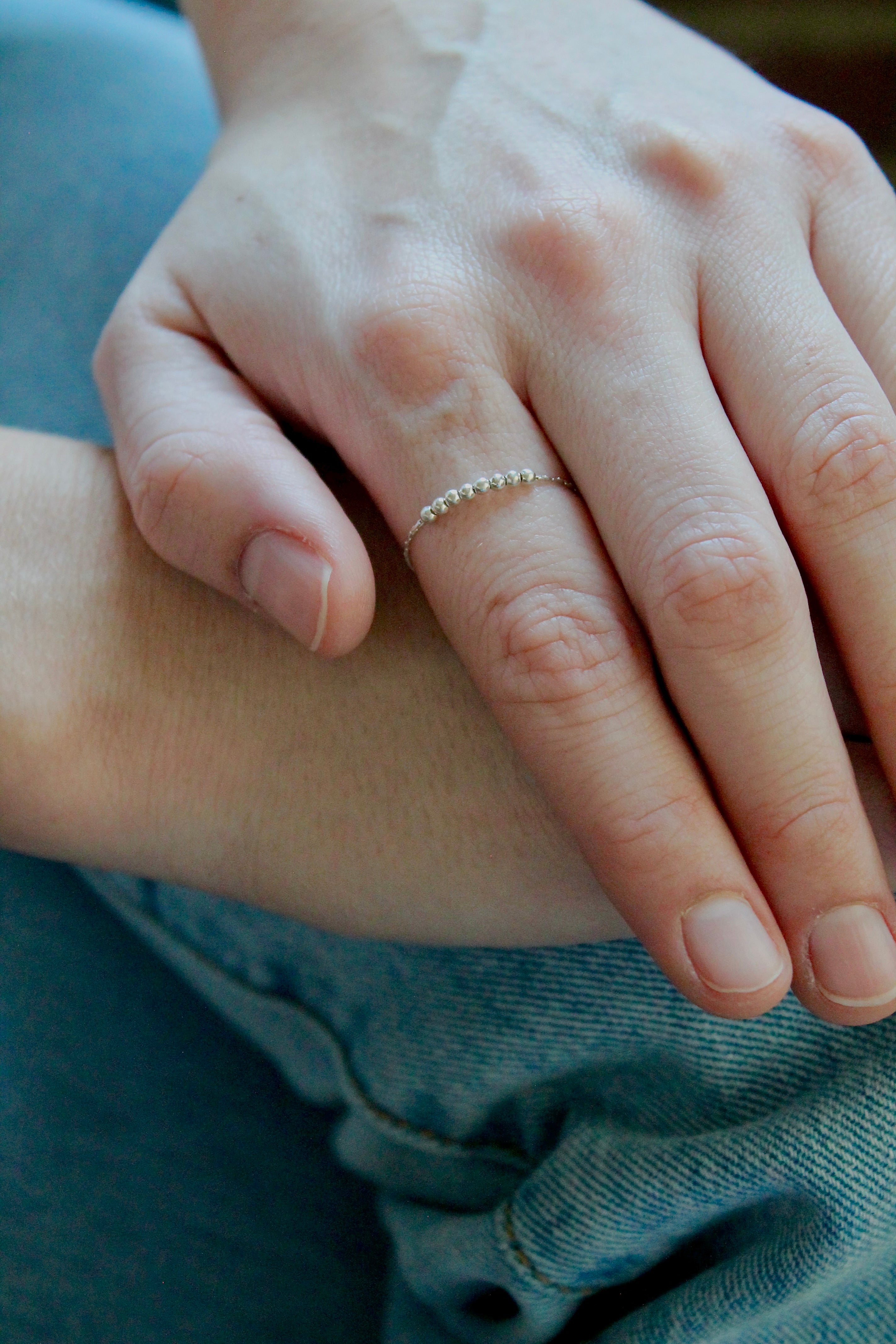 Snake Chain Fidget Ring