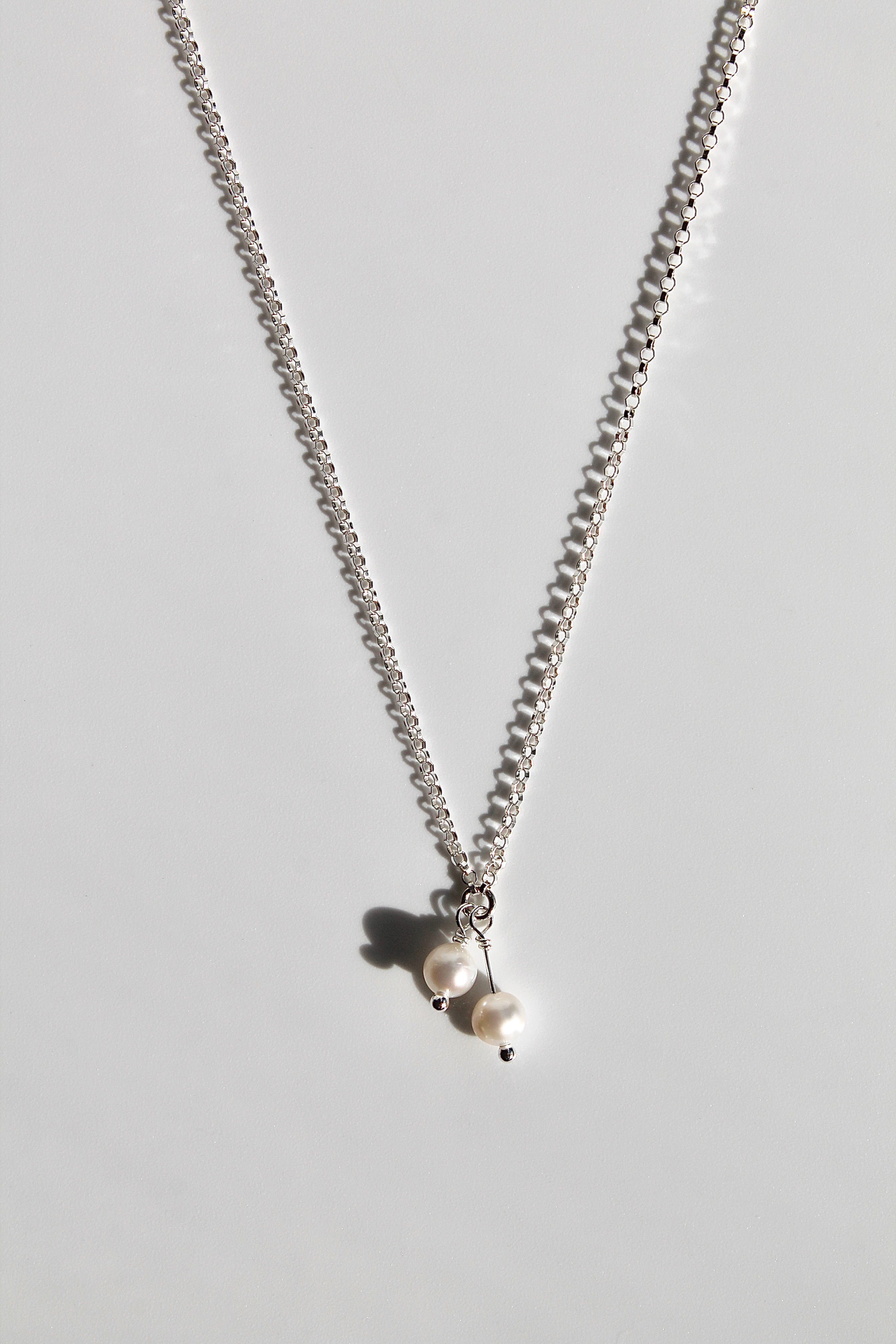 Lily of the Valley & Freshwater Pearl Necklace