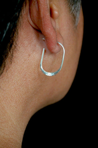 Textured Oval Hoops