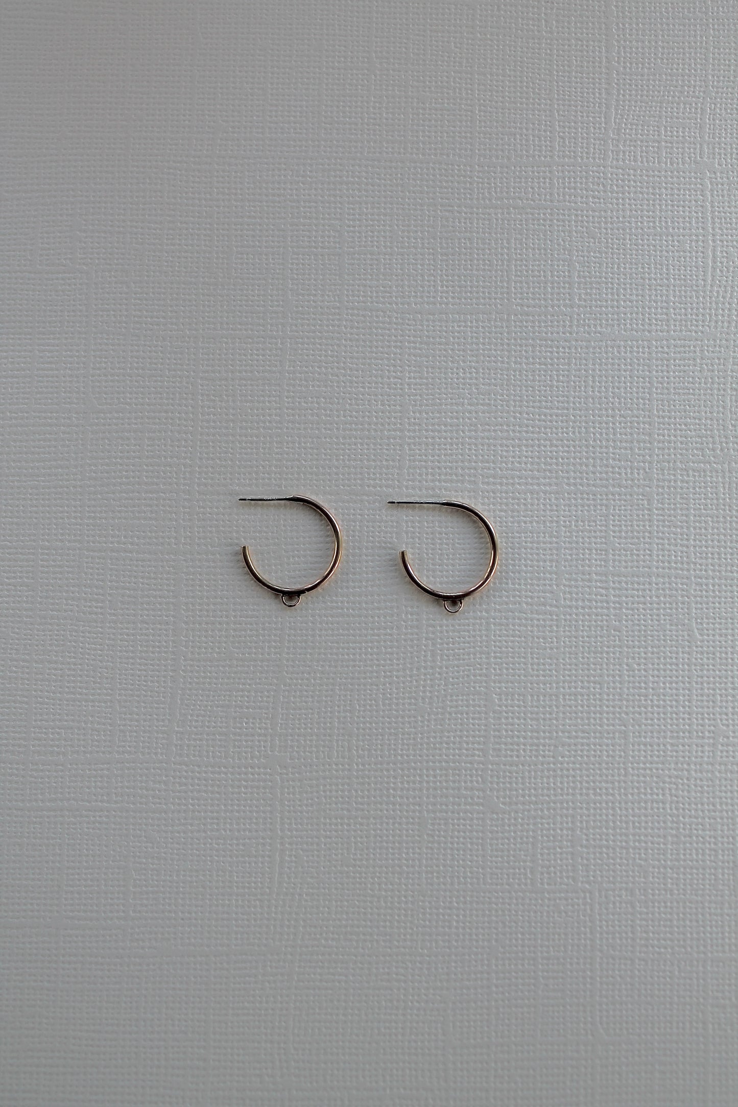 DROP HOOPS FOR CHARMS - 14K GOLD FILLED