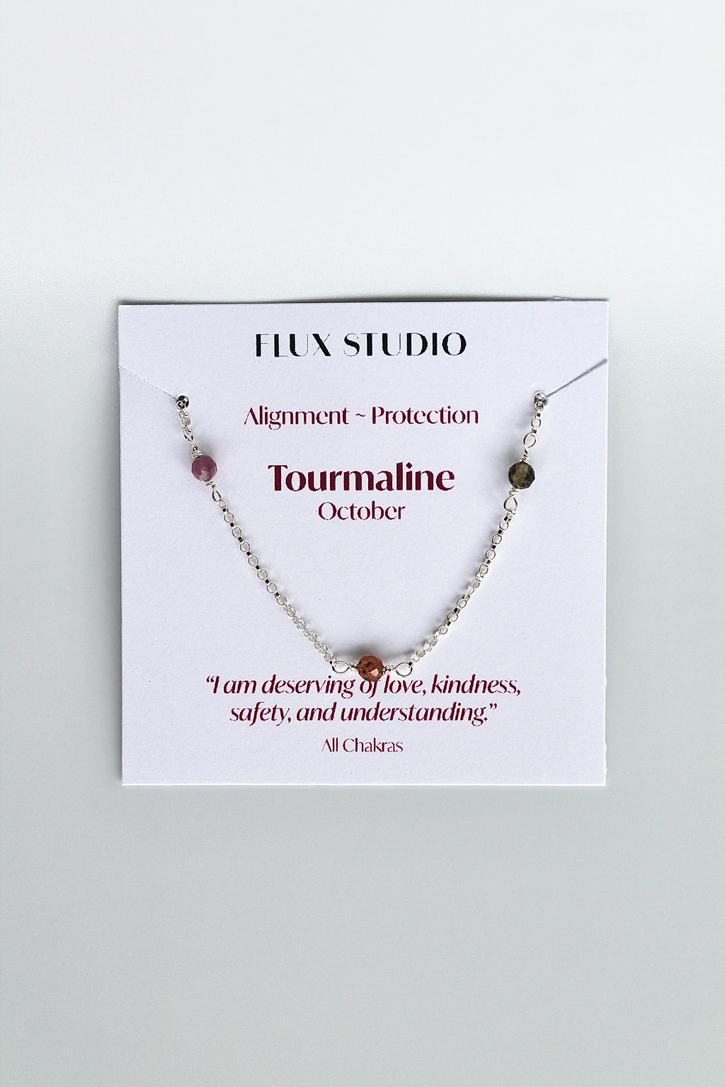 Multi Birthstone Bracelet - Tourmaline (October) - Alignment