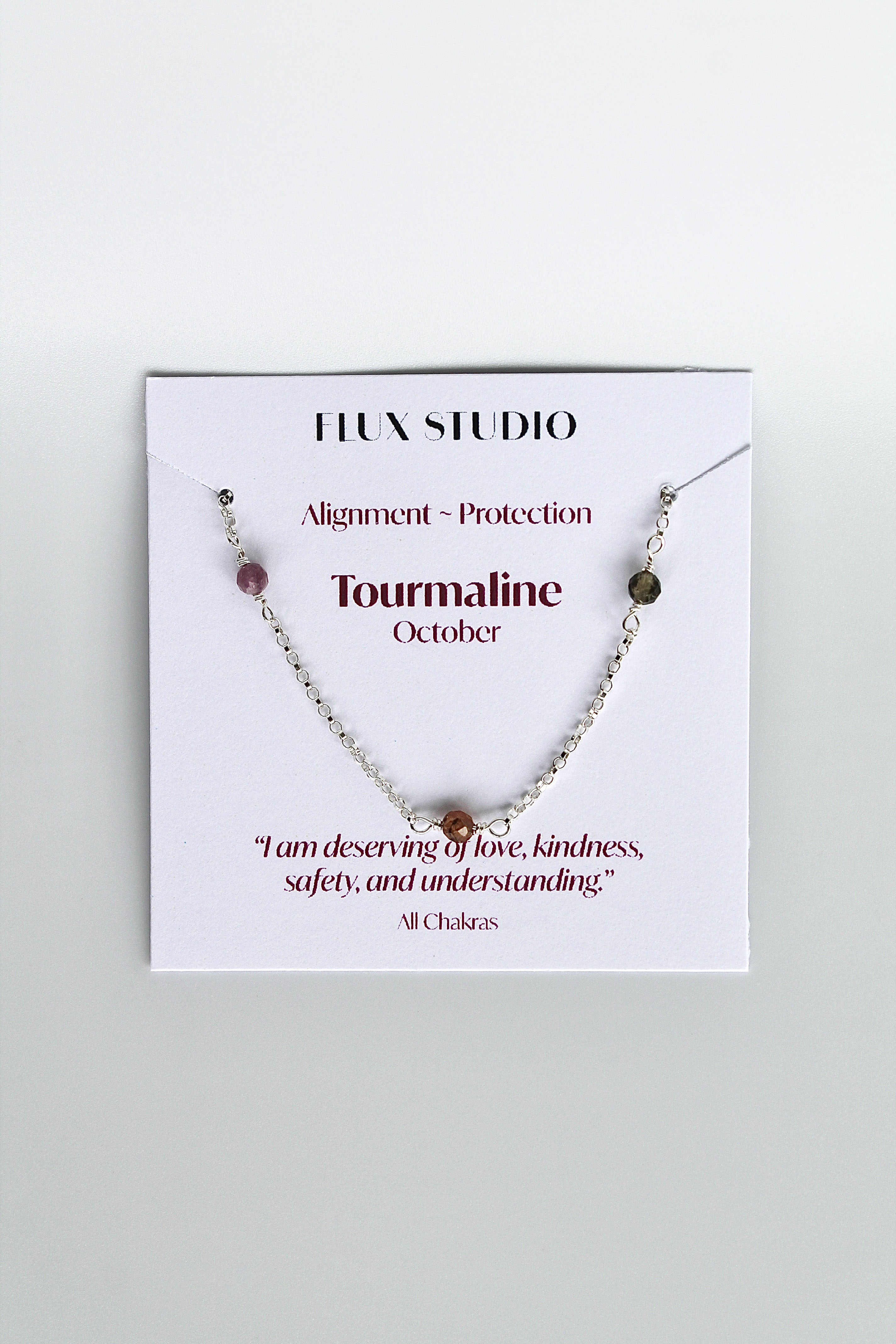 Multi Birthstone Bracelet - Tourmaline (October) - Alignment