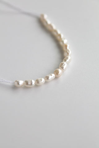 Birthstone Bar Necklace - Freshwater Pearl (June) - Purity