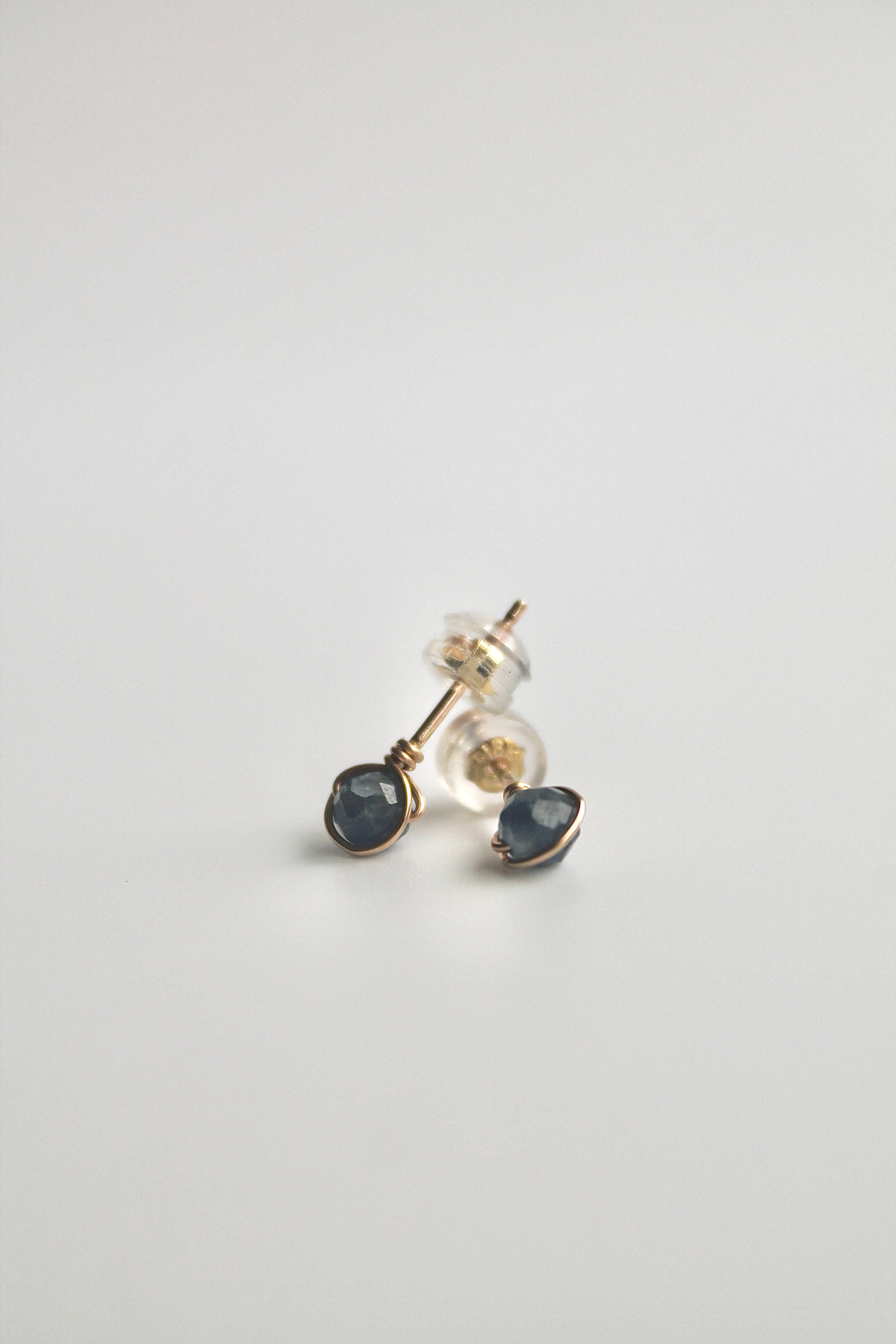 Birthstone Studs - Sapphire (September) - Wisdom
