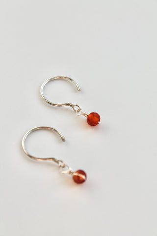 Threader Hoops (Carnelian)