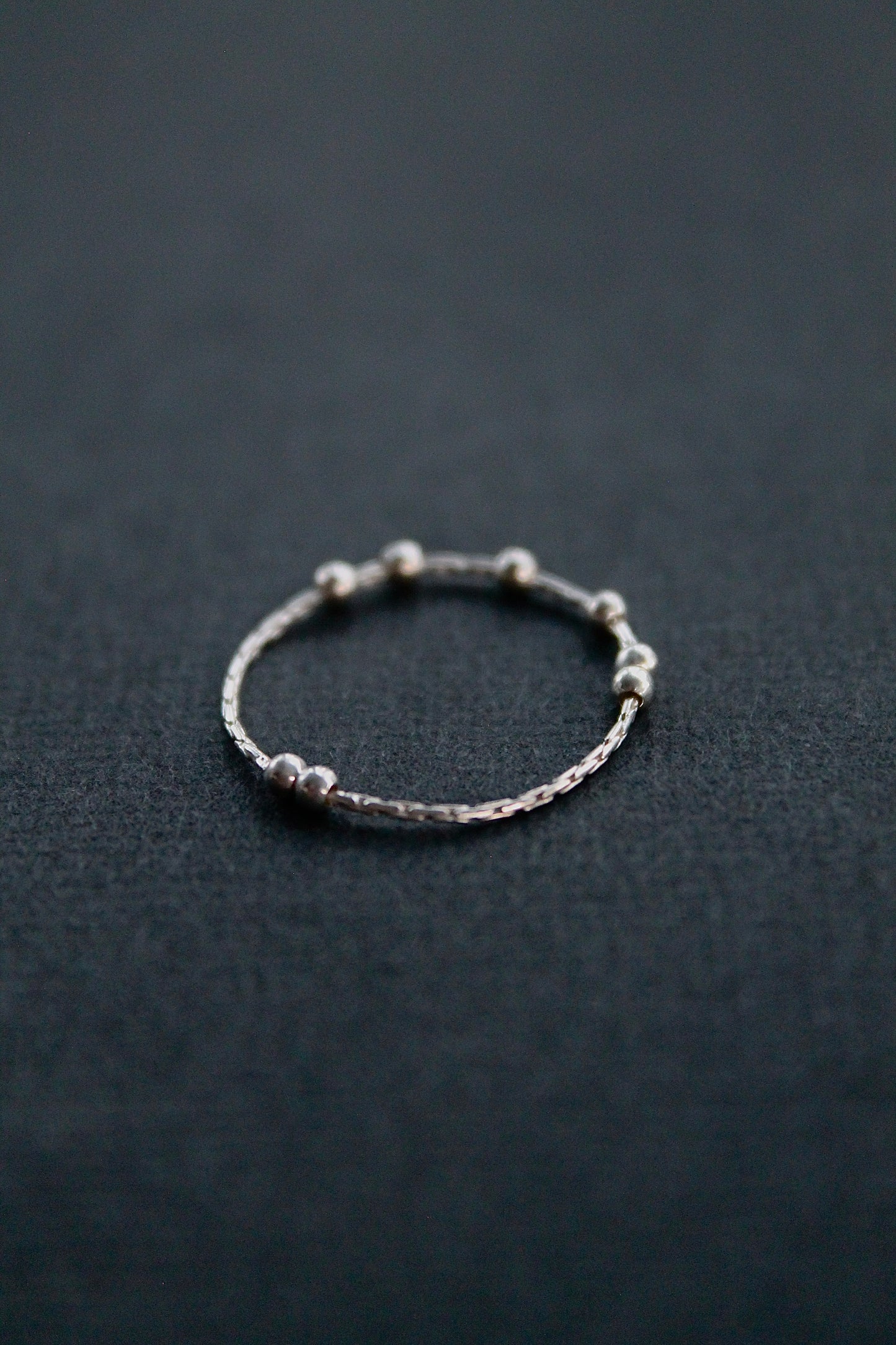 SNAKE CHAIN FIDGET RING - STERLING SILVER