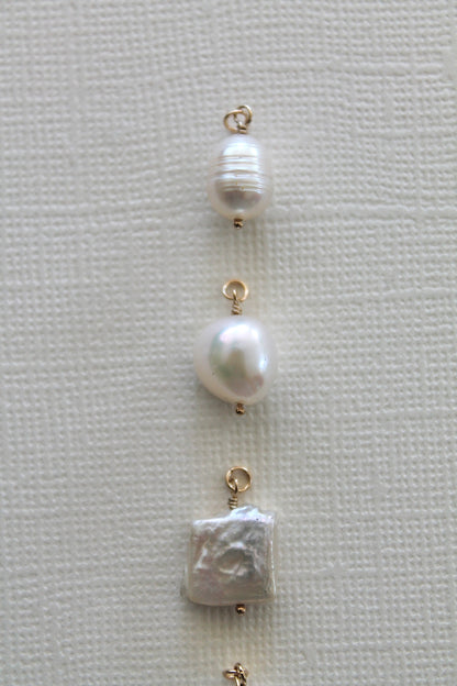 FRESHWATER PEARL CHARMS - 14K GOLD FILLED