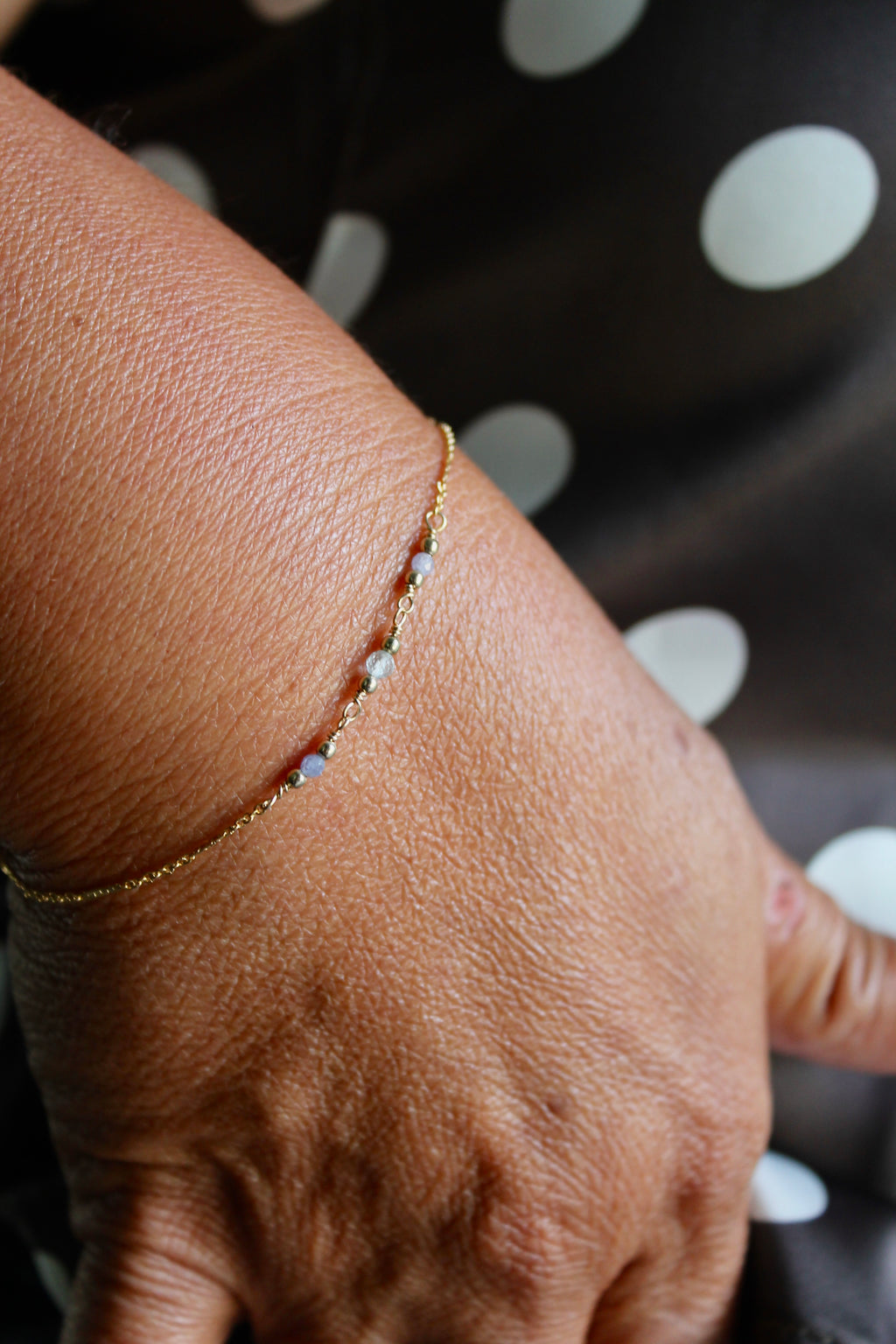 Calmness Healing Bracelet (Tanzanite & Aquamarine)