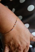 Calmness Healing Bracelet (Tanzanite & Aquamarine)