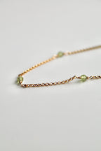 Multi Birthstone Bracelet - Peridot (August) - Good Fortune
