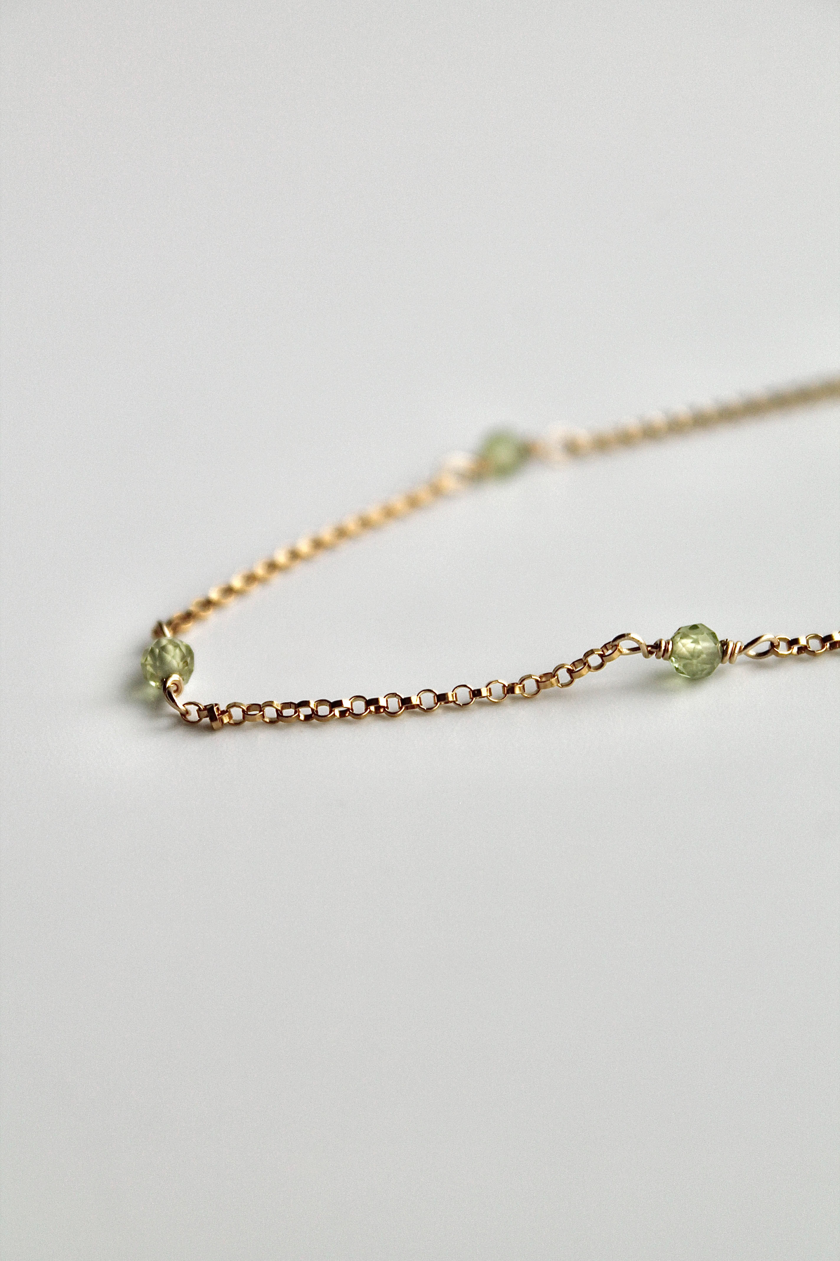 Multi Birthstone Bracelet - Peridot (August) - Good Fortune