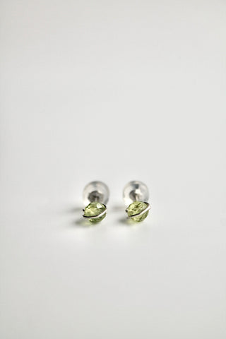 Birthstone Studs - Peridot (August) - Good Fortune