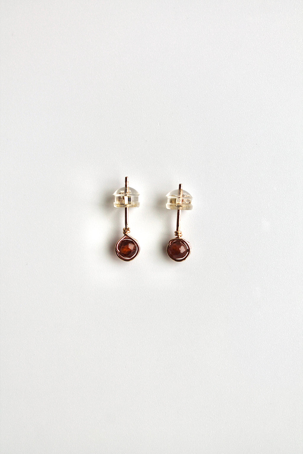 Birthstone Studs - Garnet (January) - Manifestation
