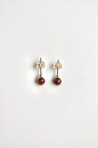 Birthstone Studs - Garnet (January) - Manifestation