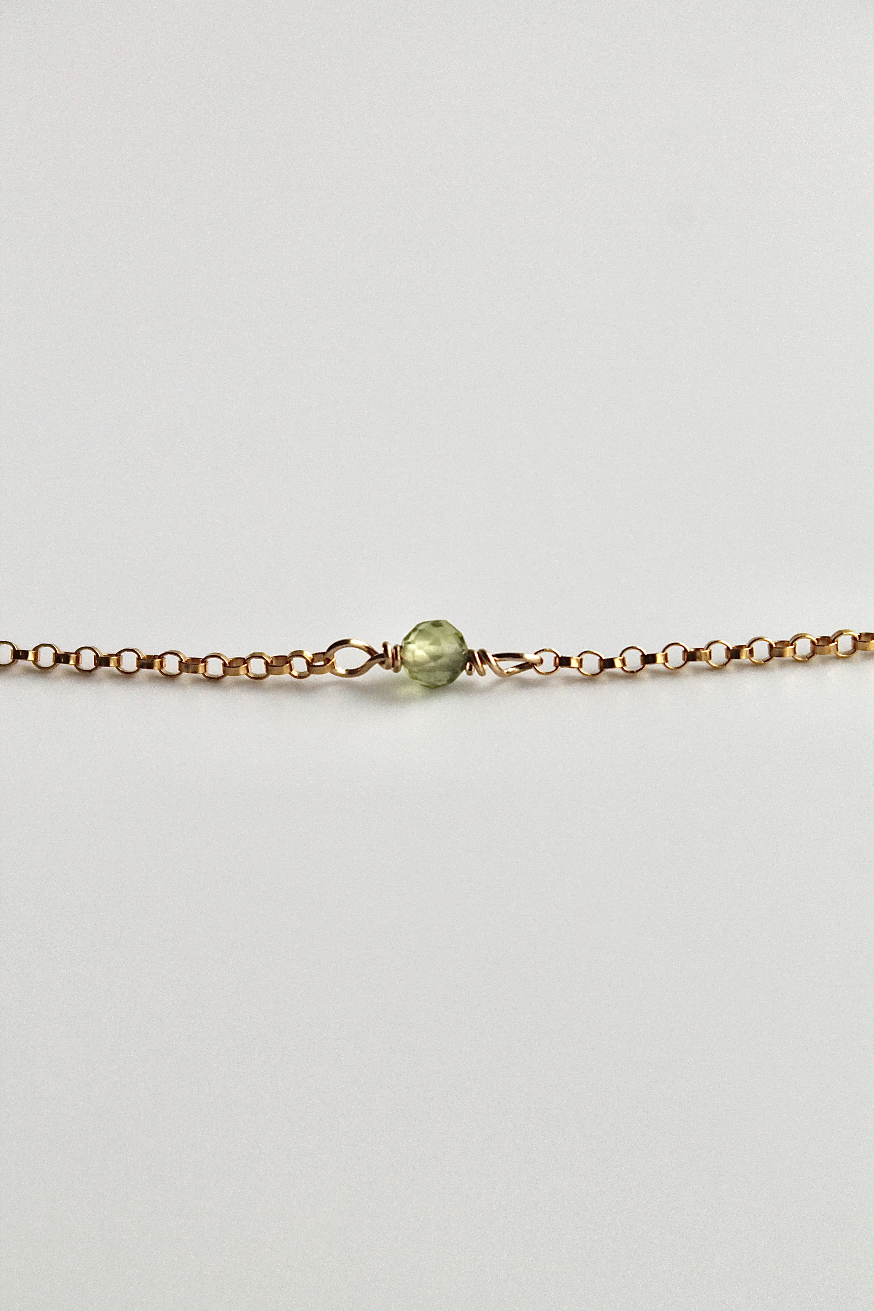 Multi Birthstone Bracelet - Peridot (August) - Good Fortune