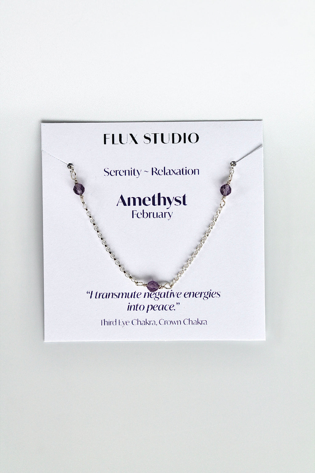 Multi Birthstone Bracelet - Amethyst (February) - Serenity