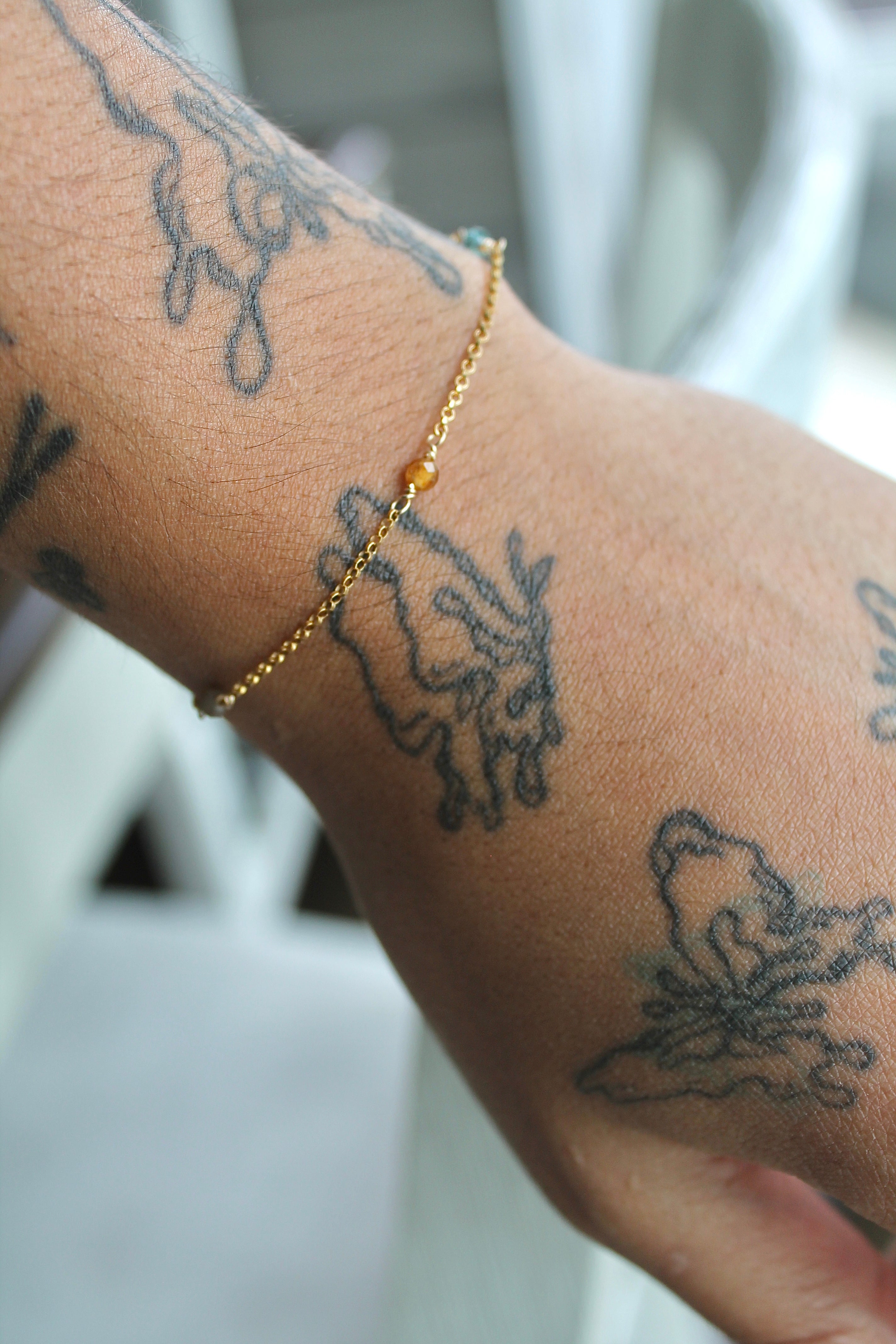 Multi Birthstone Bracelet - Tourmaline (October) - Alignment