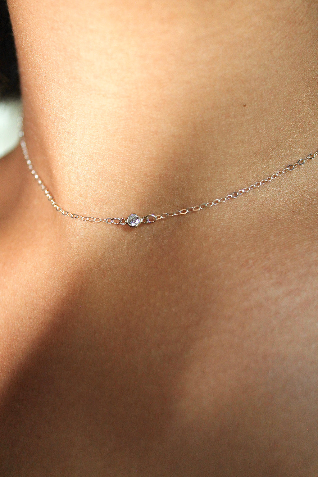 Delicate Choker Charm Necklace