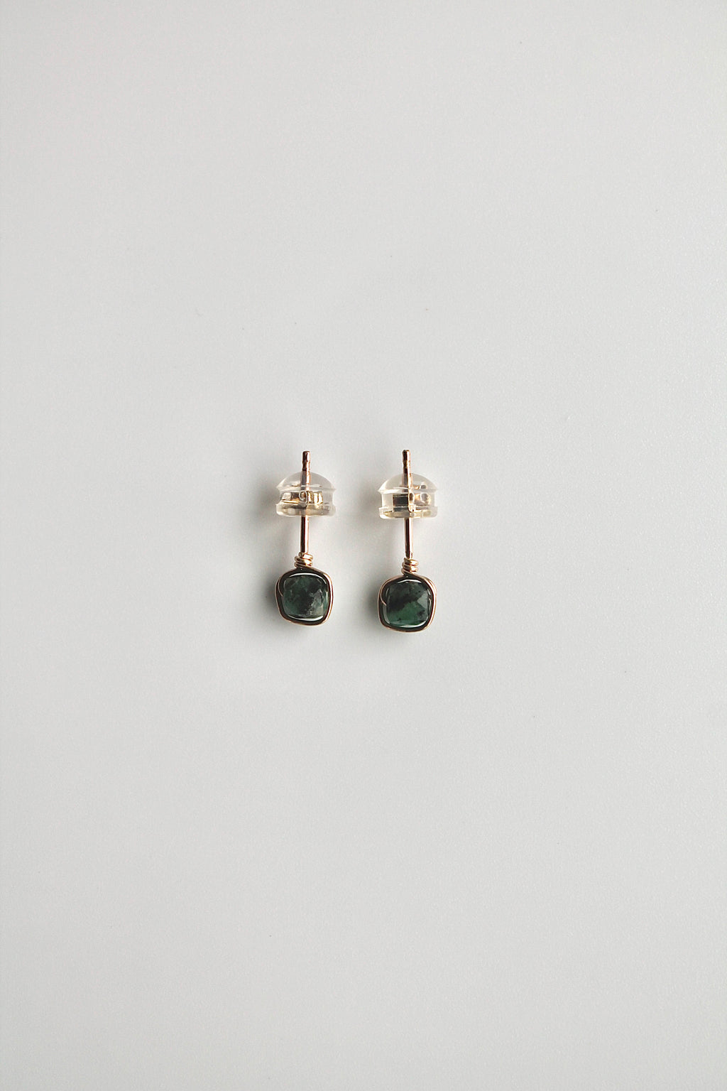 Birthstone Studs - Emerald (May) - Rejuvenation