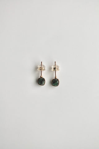 Birthstone Studs - Emerald (May) - Rejuvenation