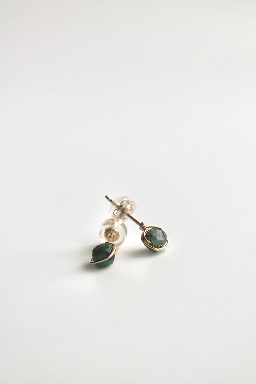 Birthstone Studs - Emerald (May) - Rejuvenation