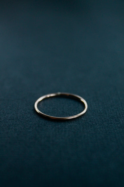 THIN STACKING RING - 14K GOLD FILLED