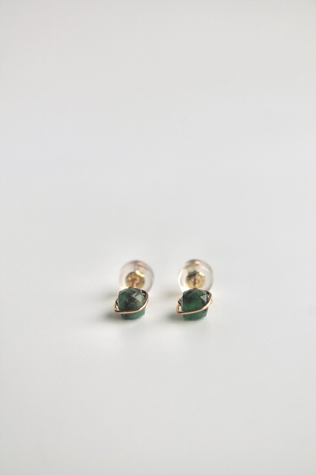 Birthstone Studs - Emerald (May) - Rejuvenation