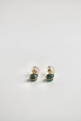 Birthstone Studs - Emerald (May) - Rejuvenation