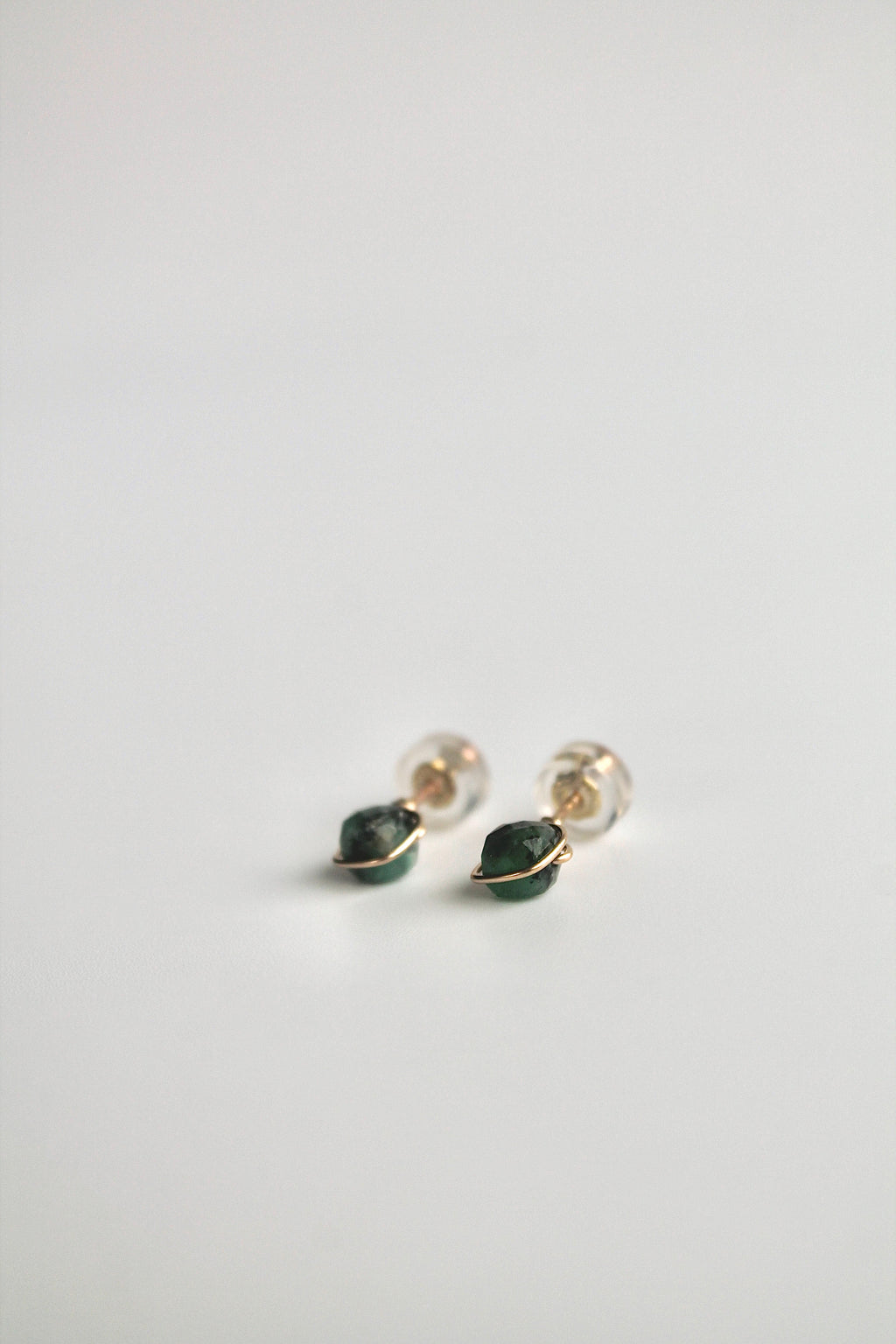Birthstone Studs - Emerald (May) - Rejuvenation