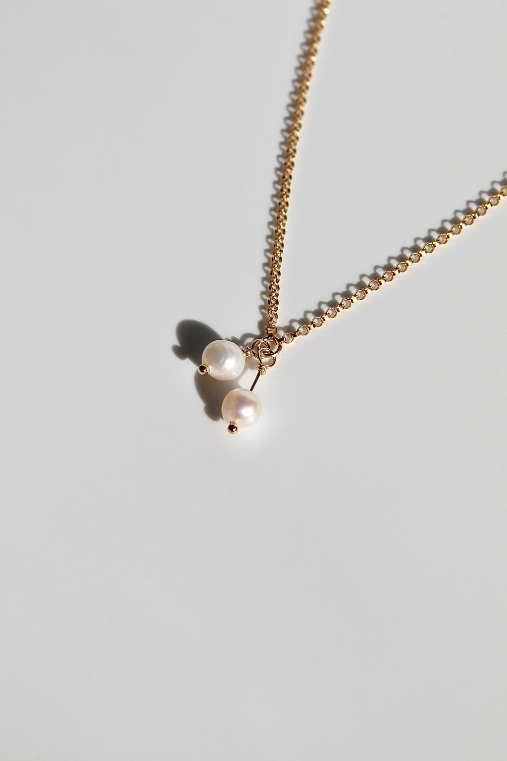 Lily of the Valley & Freshwater Pearl Necklace