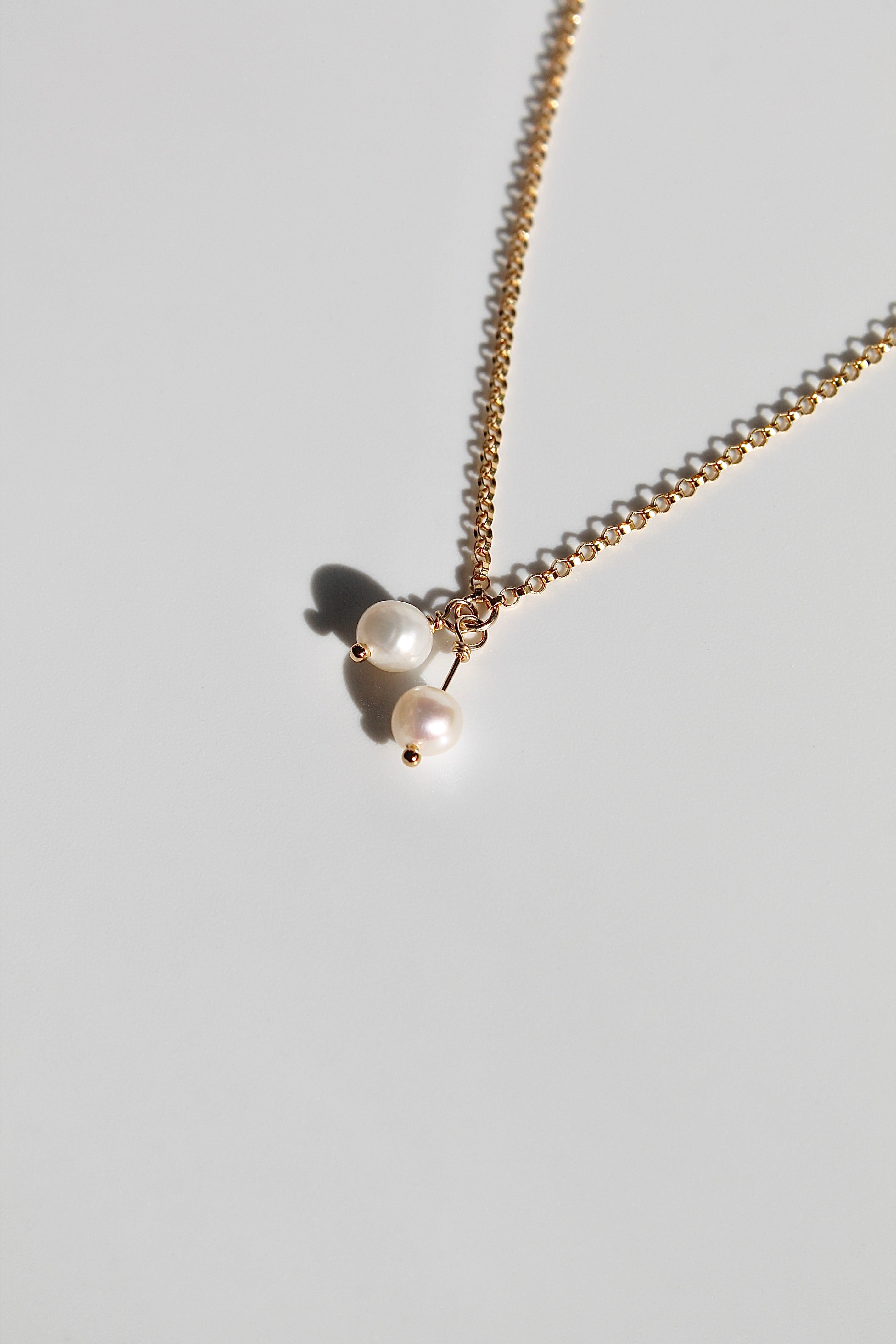 Lily of the Valley & Freshwater Pearl Necklace