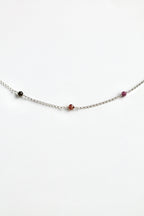 Pulsera con múltiples piedras de nacimiento: Turmalina (octubre) - Alineación