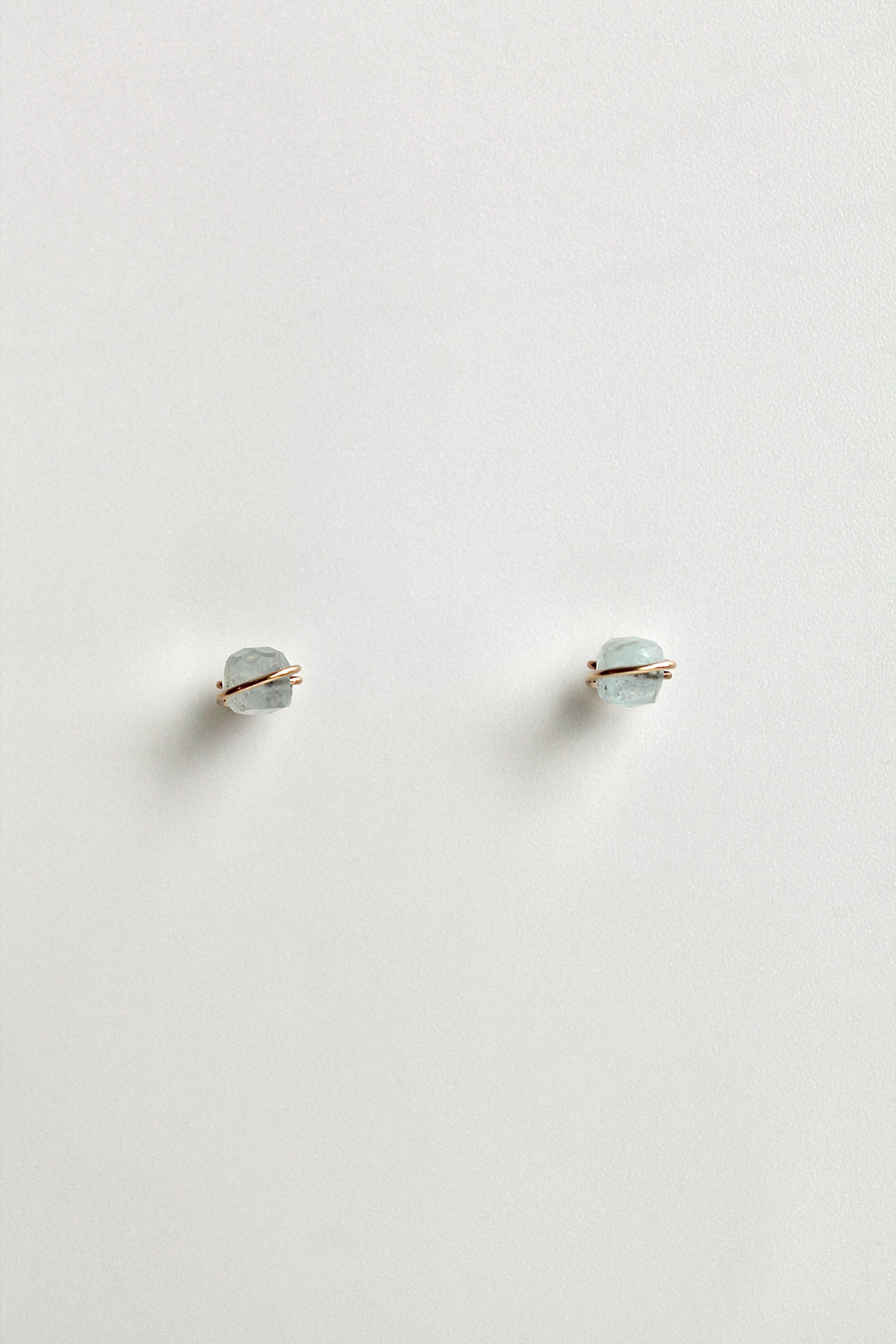 Birthstone Studs - Aquamarine (March) - Emotional Depth