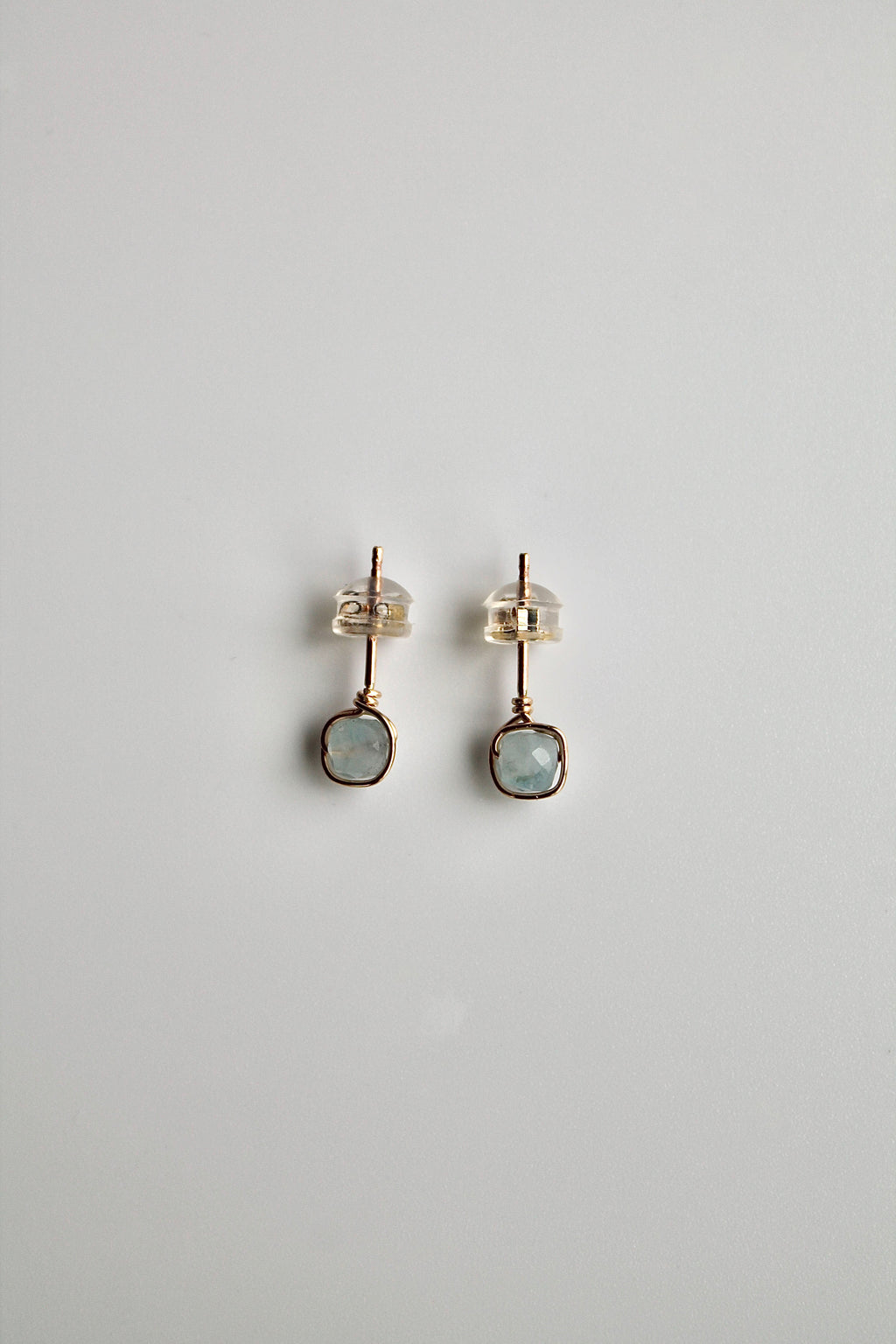 Birthstone Studs - Aquamarine (March) - Emotional Depth