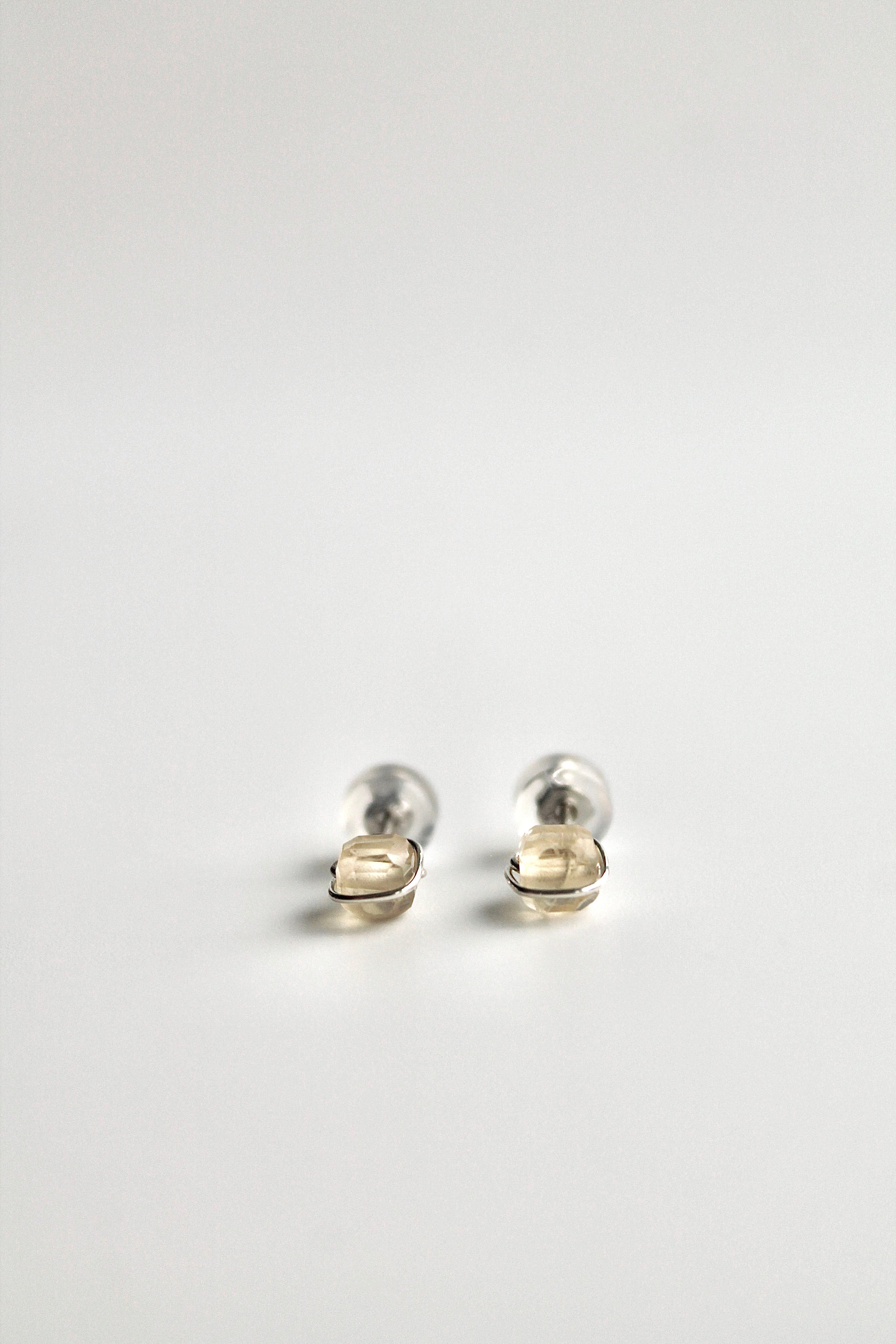 Birthstone Studs - Citrine (November) - Personal Power