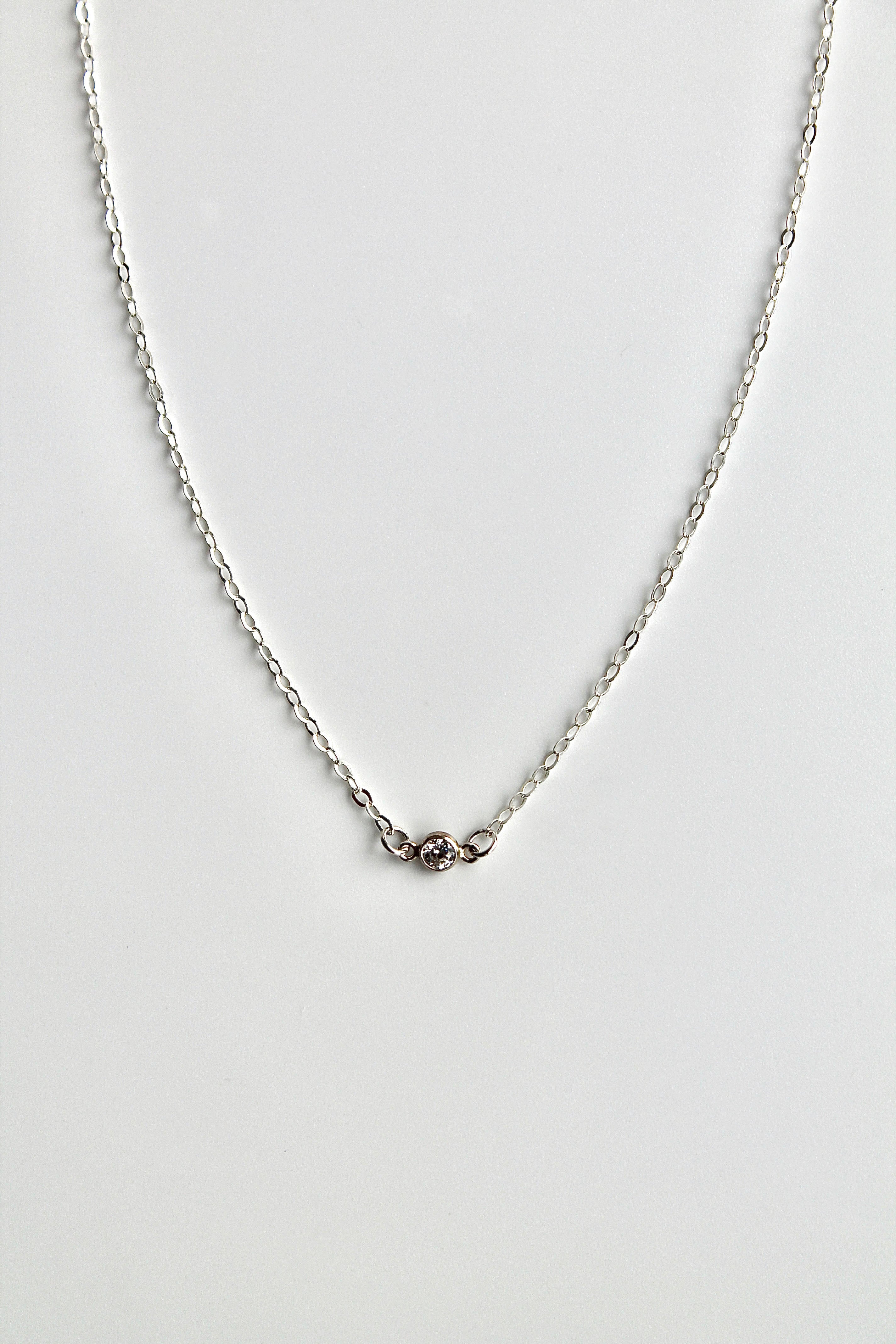 Delicate Choker Charm Necklace