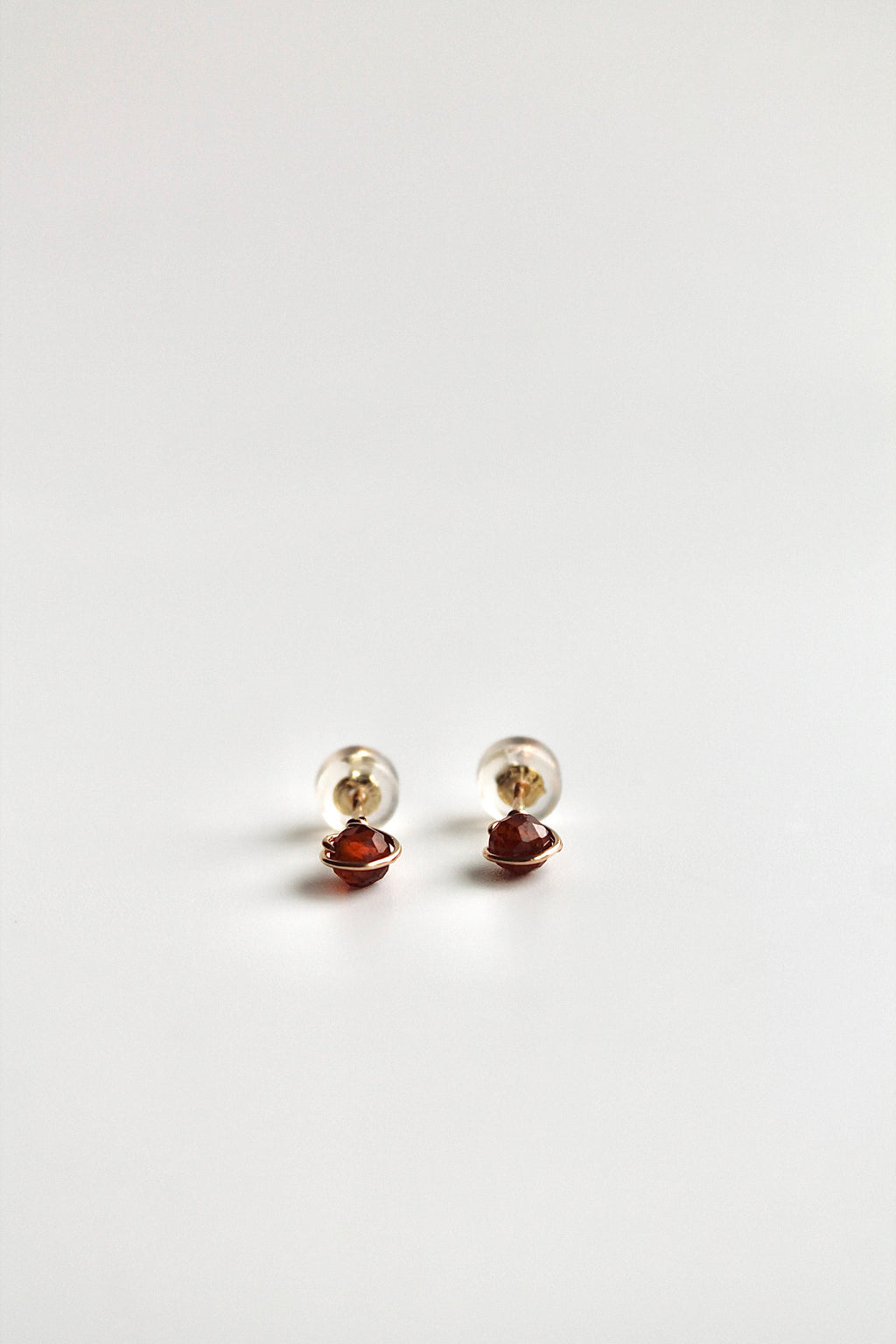 Birthstone Studs - Garnet (January) - Manifestation
