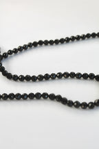 Threader Hoops (Black Tourmaline)