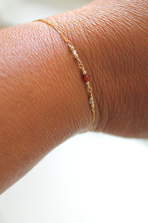 Abundance Healing Bracelet (Citrine & Carnelian)