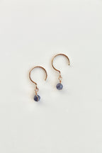 Threader Hoops (Tanzanite)