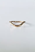Wave Hammered Band Ring
