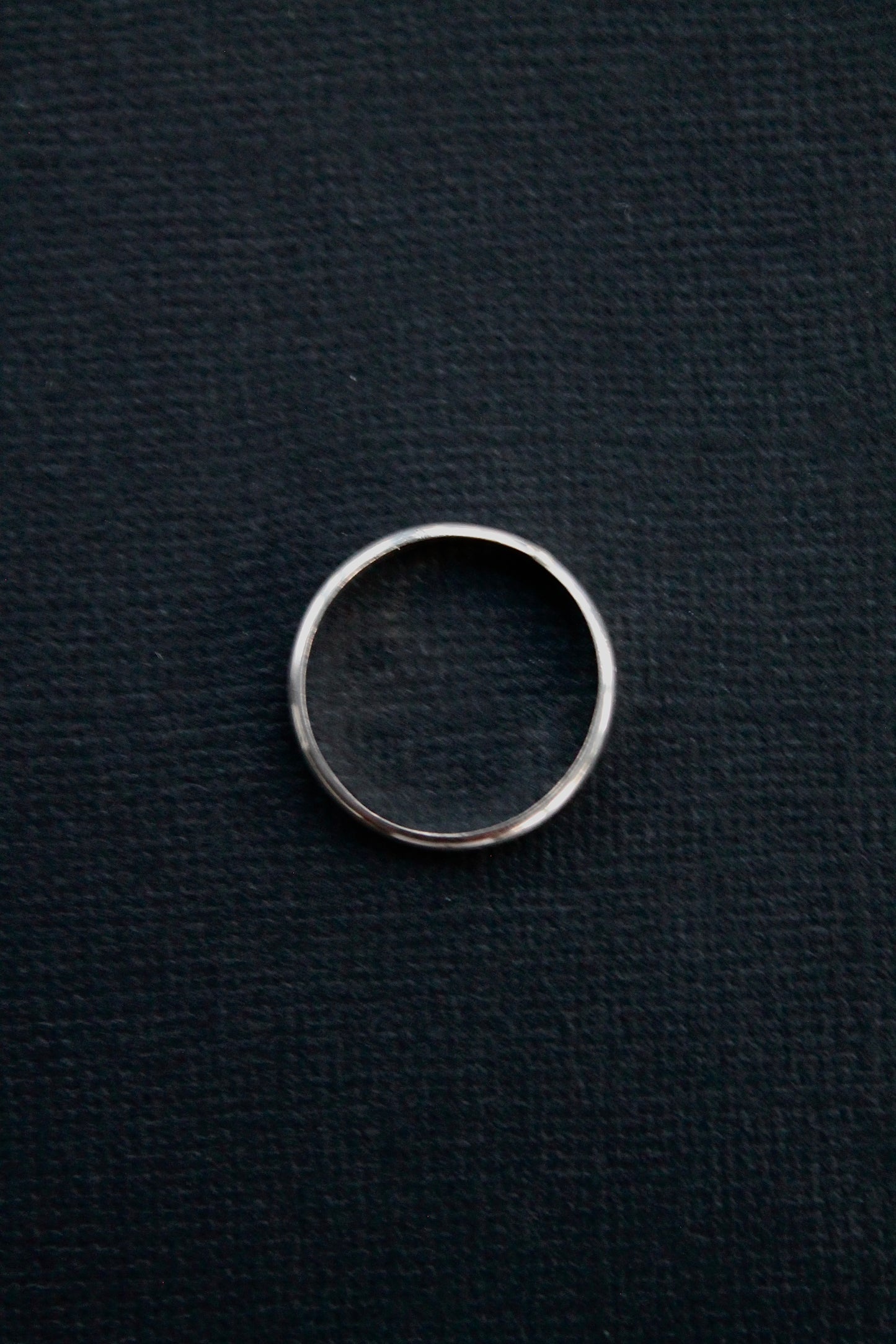 CURVED BAND RING - STERLING SILVER