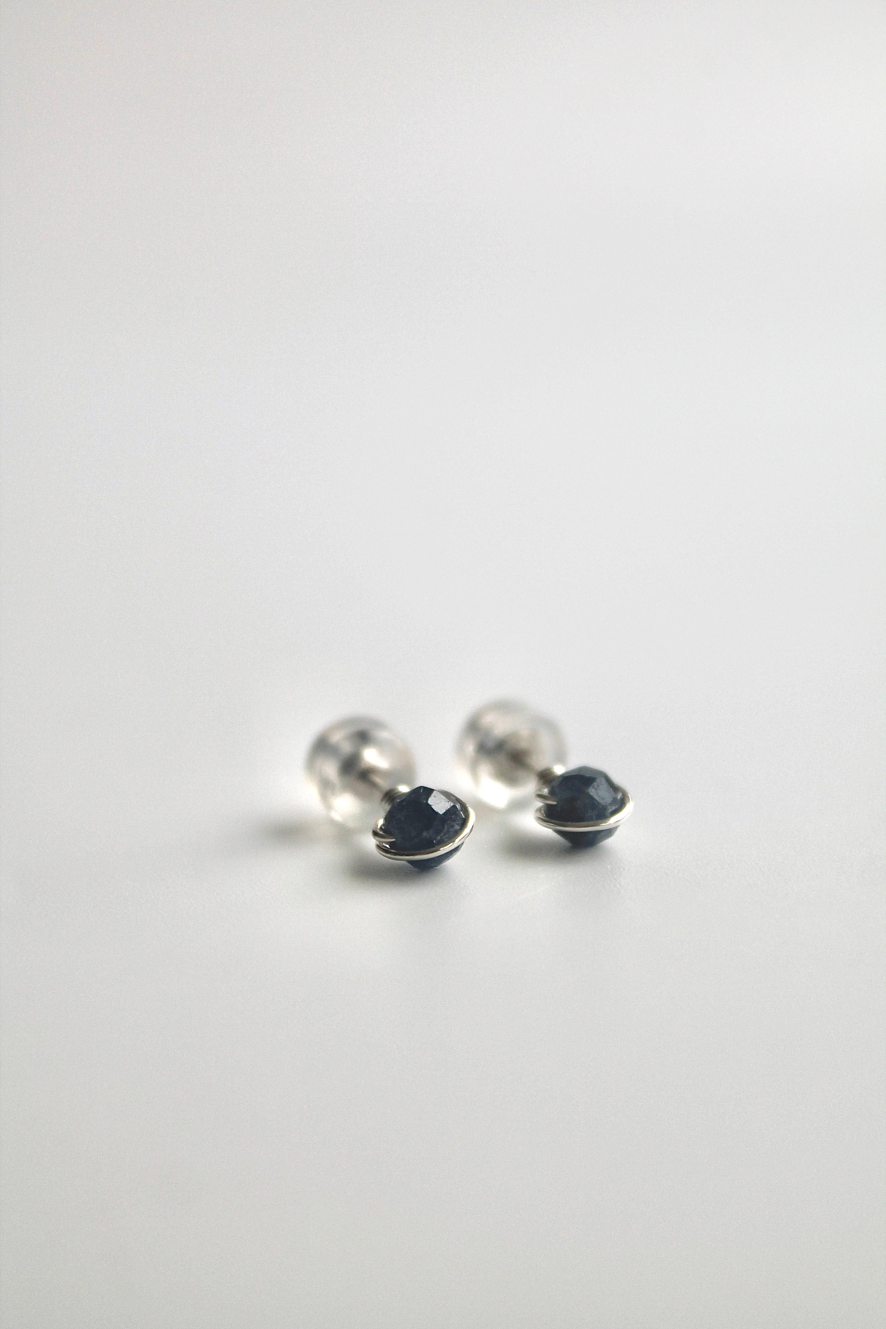 Birthstone Studs - Sapphire (September) - Wisdom