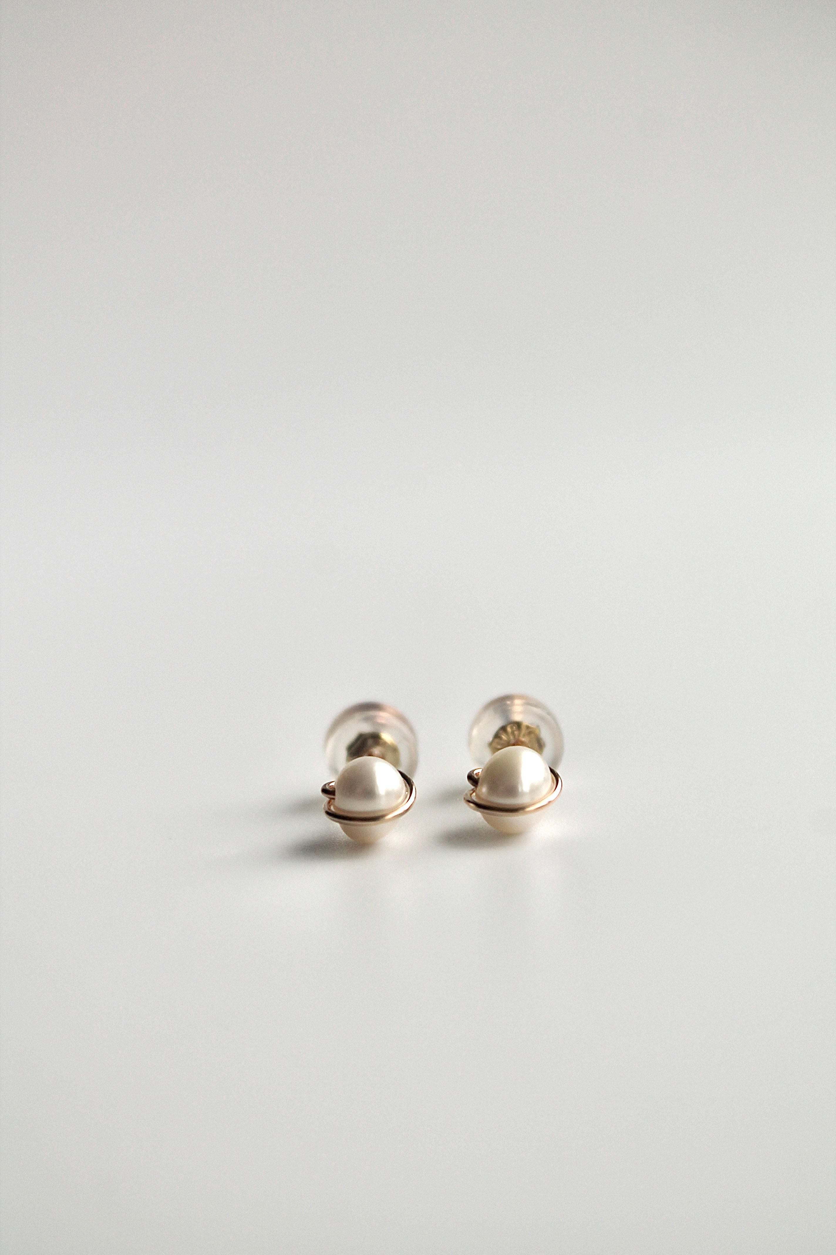 Birthstone Studs - Freshwater Pearl (June) - Purity
