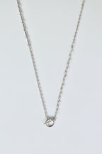 Toggle Clasp Patchwork Chain Necklace