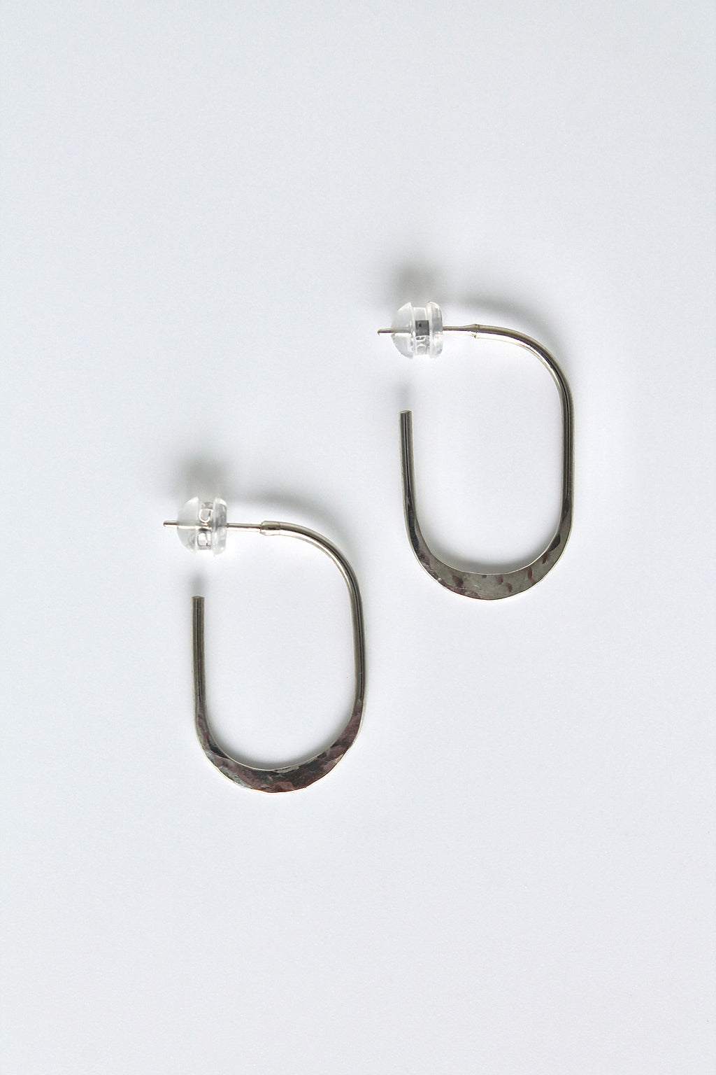 Textured Oval Hoops