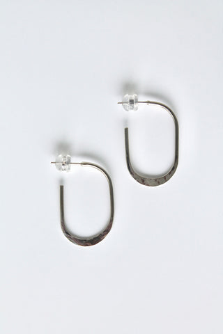 Textured Oval Hoops